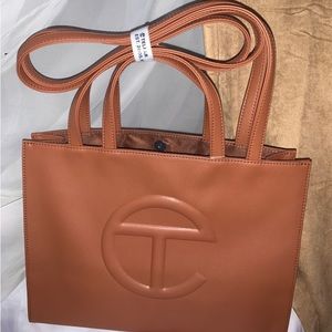 medium telfar tan - used like new